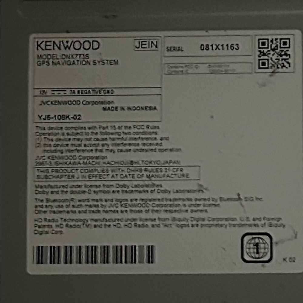 Kenwood GPS Navigation System - Silver - Picture 10 of 12